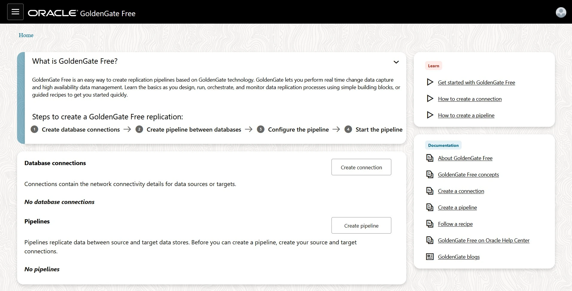 Goldengate free docker container oraclegg